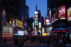 05 New York City Times Square Night - View North To 2 Times Square